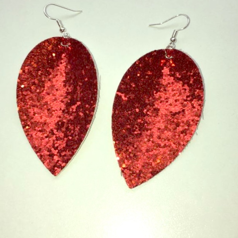 Petal Glittered Mermaid Styled Earrings